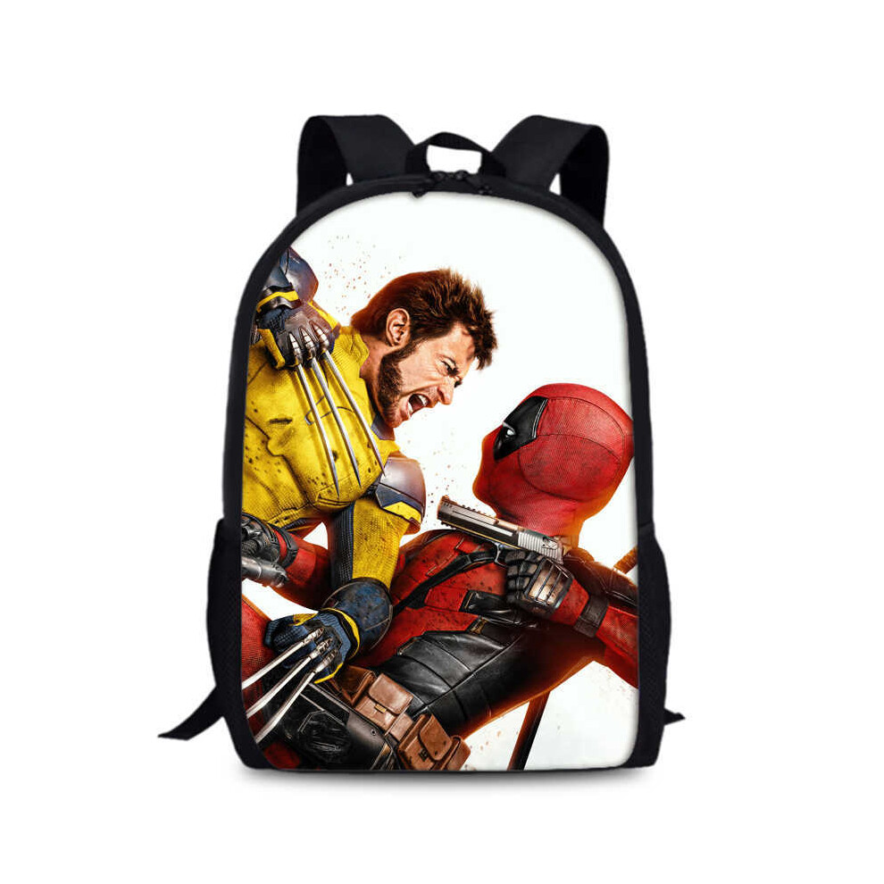 Rywolt (1) Deadpool And Wolverine Backpack 15Inch Spacious School Bag For Students