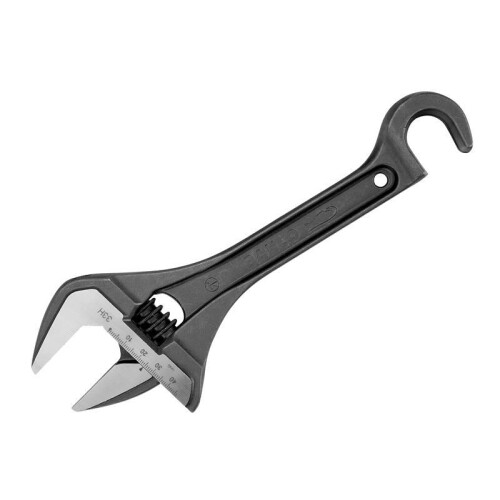Bahco Bahco - Wide Jaw Adjustable Wrench with Hook 254.5mm