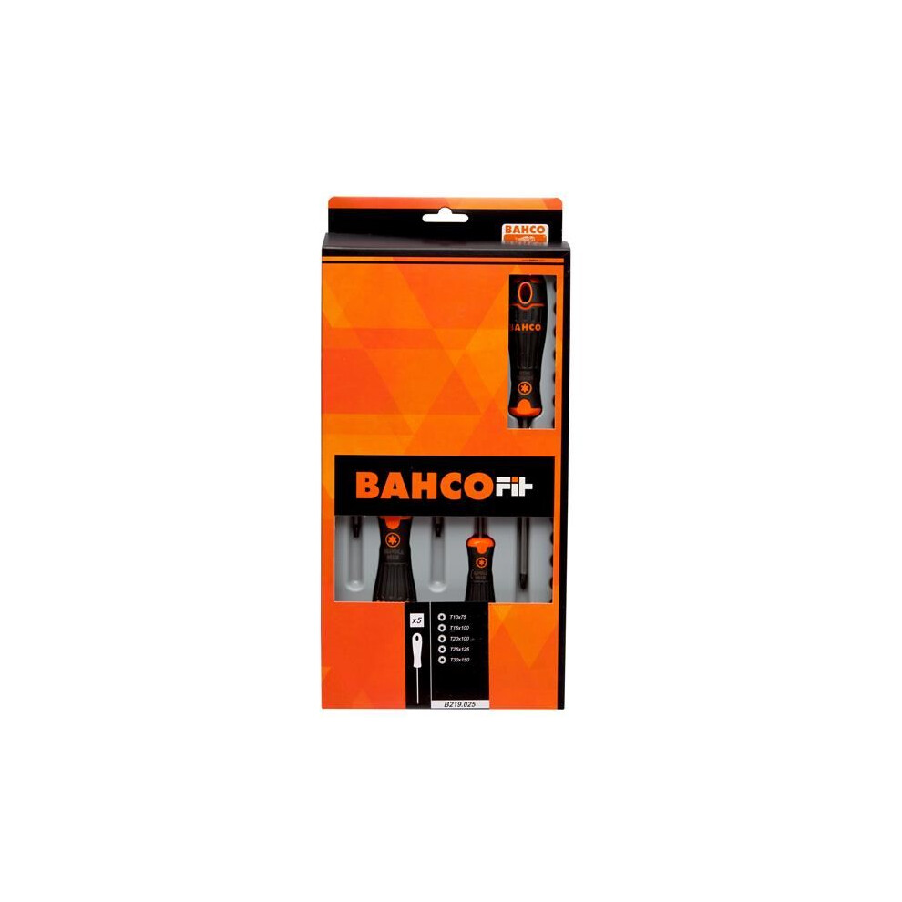 Bahco - B219.025 Bahcofit Torx Screwdriver Set, 5 Piece