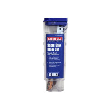Faithfull - Sabre Saw Blade Set, 10 Piece