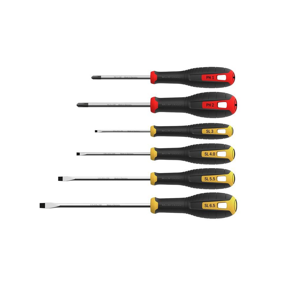 Hultafors - Phillips & Slotted Screwdriver Set, 6 Piece 7317844444055