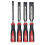 Milwaukee Milwaukee - Beveled Edge Chisels Set 4 Piece - 4932479897 1