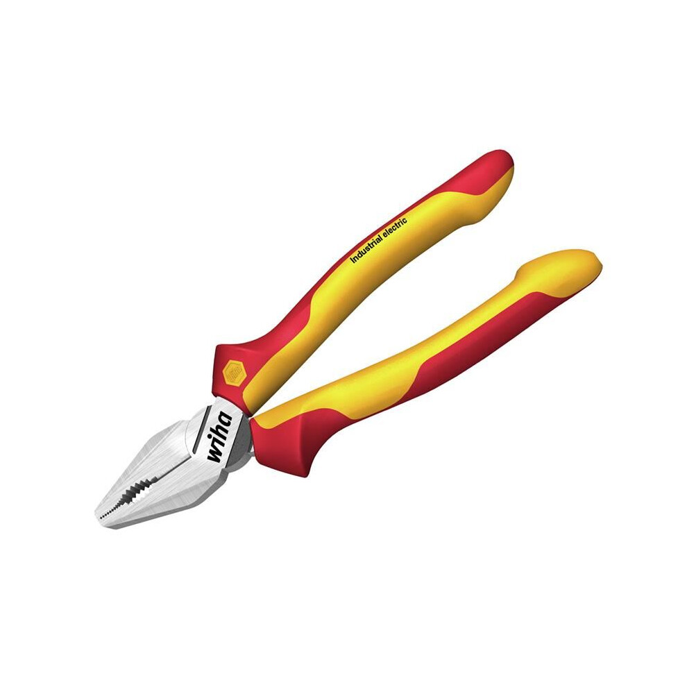 Wiha - Industrial Electric Combination Pliers With Dynamicjoint 180Mm