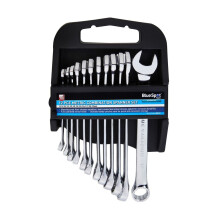 Blue Spot Tools - 12 PCE Metric Combination Spanner Set (8-19mm)
