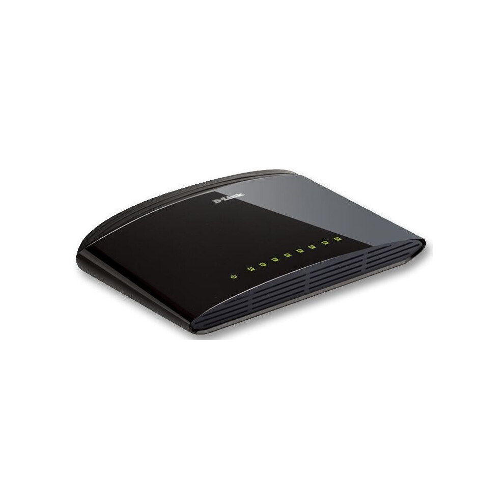 D-LINK - 8-Port Fast Ethernet Unmanaged Desktop Switch