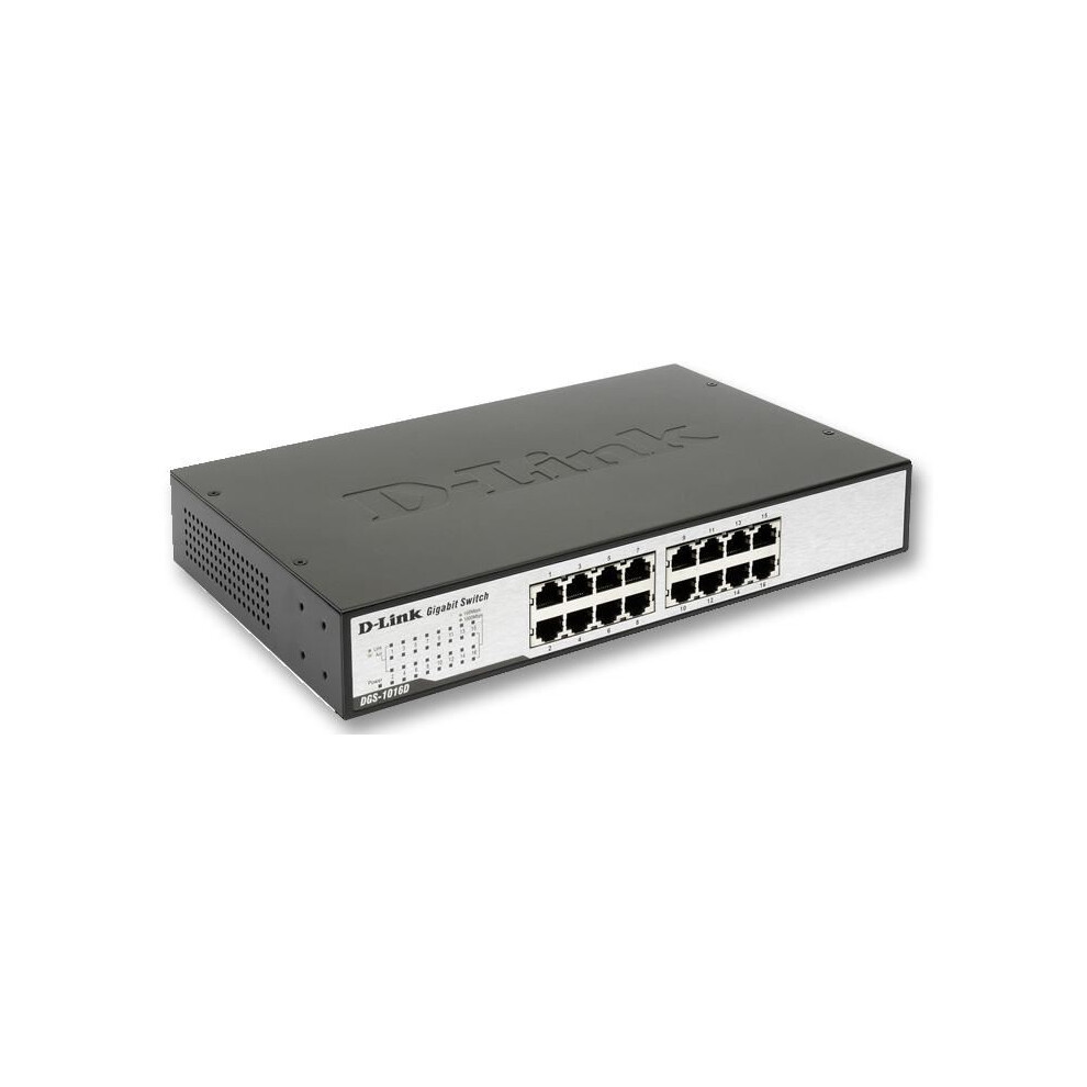 D-LINK - 16-Port Gigabit Unmanaged Desktop Switch