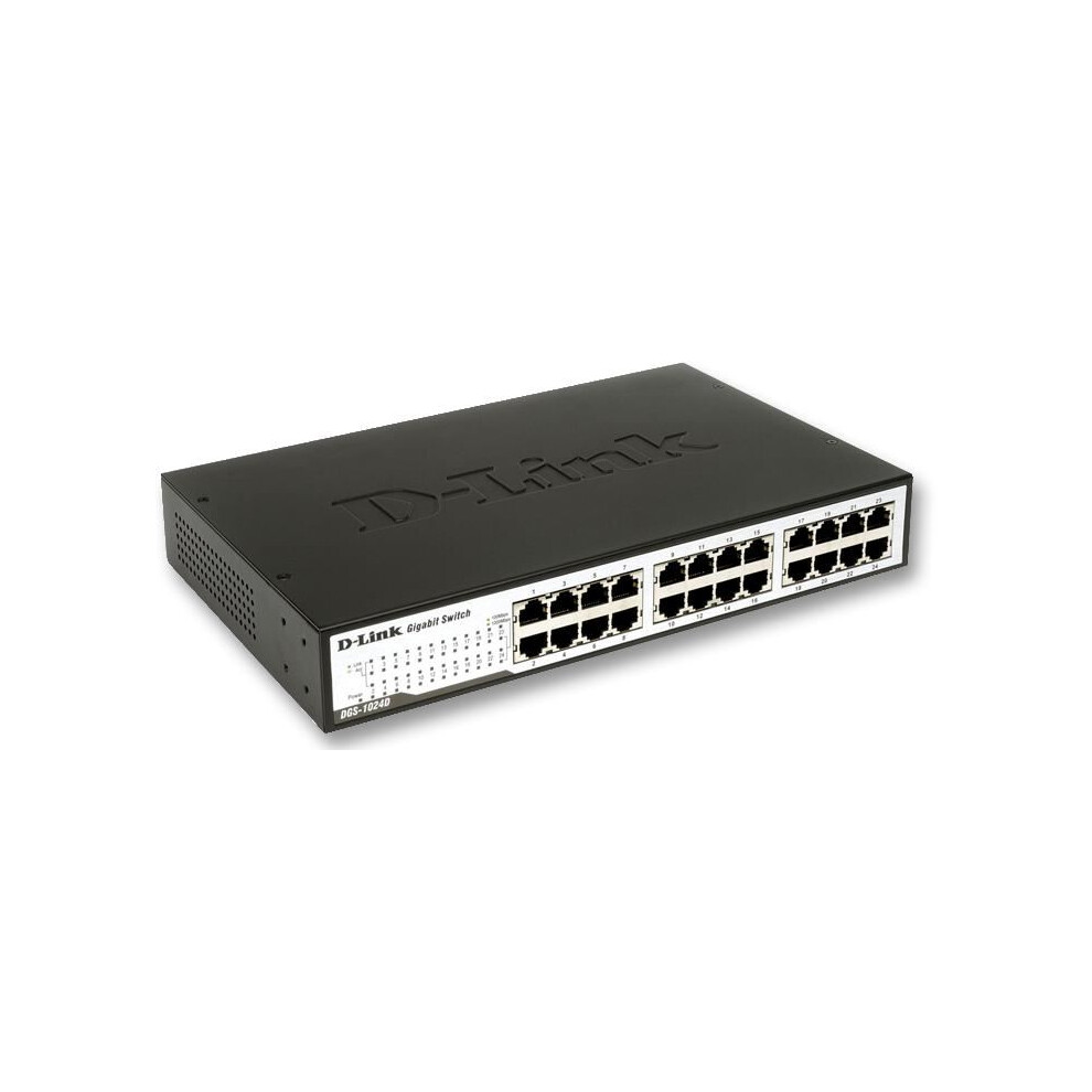 D-LINK - 24-Port Gigabit Unmanaged Desktop Switch