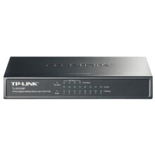 TP-LINK - 8 Port Gigabit Desktop Switch with 4 Port PoE
