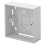 TUK - Single Data Back Box, White - 37mm 1