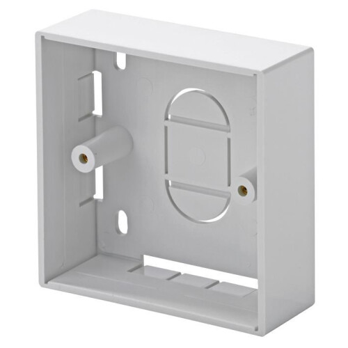 TUK - Single Data Back Box, White - 37mm