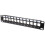 TUK - miniMEDIA 10" Keystone Patch Panel, Empty 1