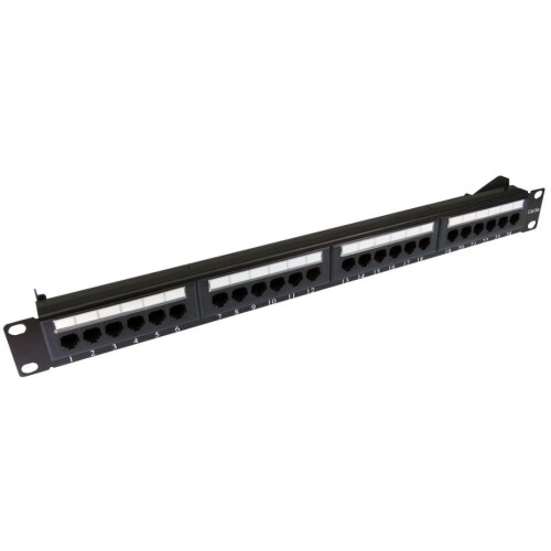 PRO SIGNAL - 24 Port 1U Cat5e Patch Panel