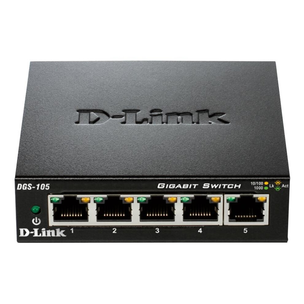 D-Link - 5-Port Gigabit Ethernet Switch 3561114192304
