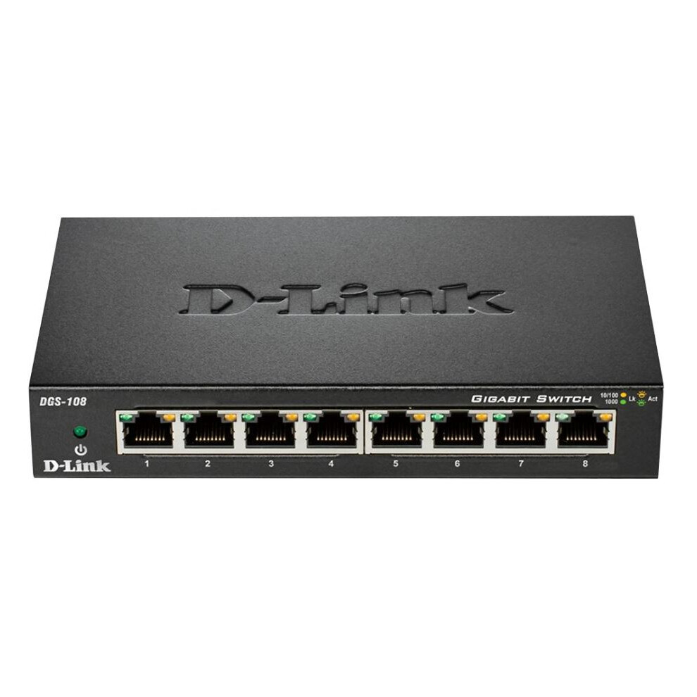 D-LINK - 8-Port Gigabit Ethernet Switch