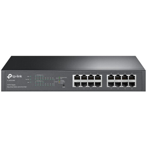 TP-LINK TP-LINK - 16-Port Gigabit Easy Smart Switch with 8 Port PoE
