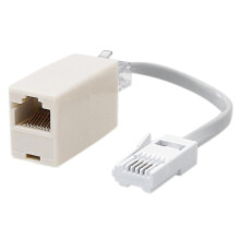 KAUDEN - BT431A UK Phone Plug to RJ45 Socket Line Adaptor