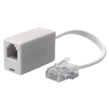 KAUDEN - RJ45 Plug to RJ11 Socket Line Adaptor