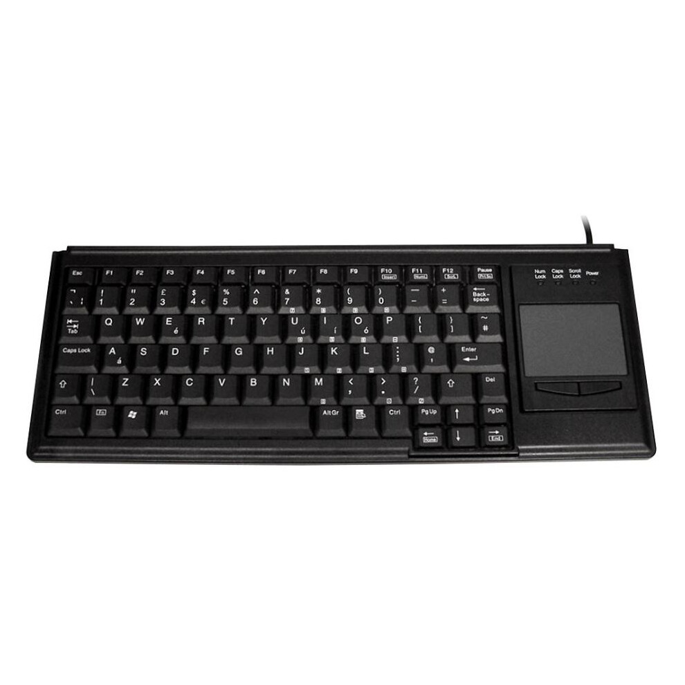 Accuratus - 15Kv Esd Rated Mini Usb Keyboard With Touchpad, Black 3561124122551