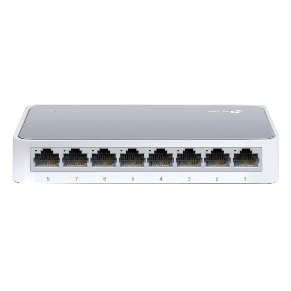 TP-LINK - 8 Port 10/100Mbps Fast Ethernet Desktop Switch