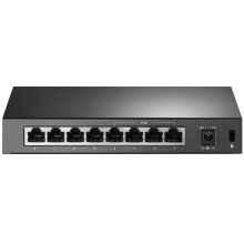 TP-LINK - 8 Port Fast Ethernet Desktop Switch with 4 Port PoE