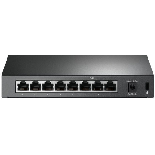 TP-LINK TP-LINK - 8 Port Fast Ethernet Desktop Switch with 4 Port PoE