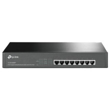 TP-LINK - 8 Port Gigabit Desktop / Rack Mount Switch with PoE+