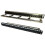 TUK - 24 Port Cat6 Keystone Coupler Panel with Cable Management Bar 1