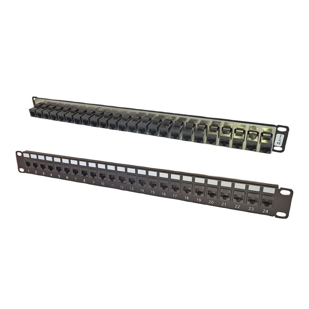 Tuk - 24 Port Cat6 Keystone Coupler Panel 3561124162298