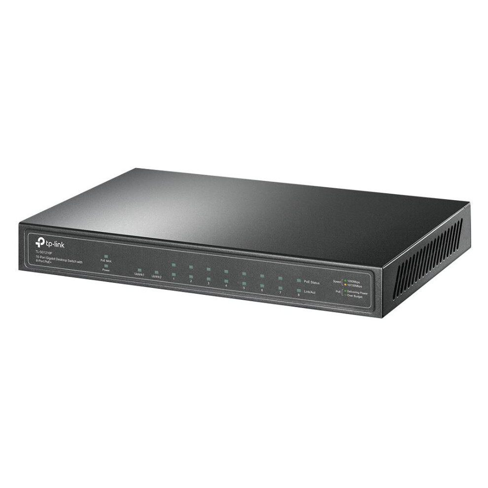 TP-LINK - 10 Port Gigabit Desktop Switch with PoE+