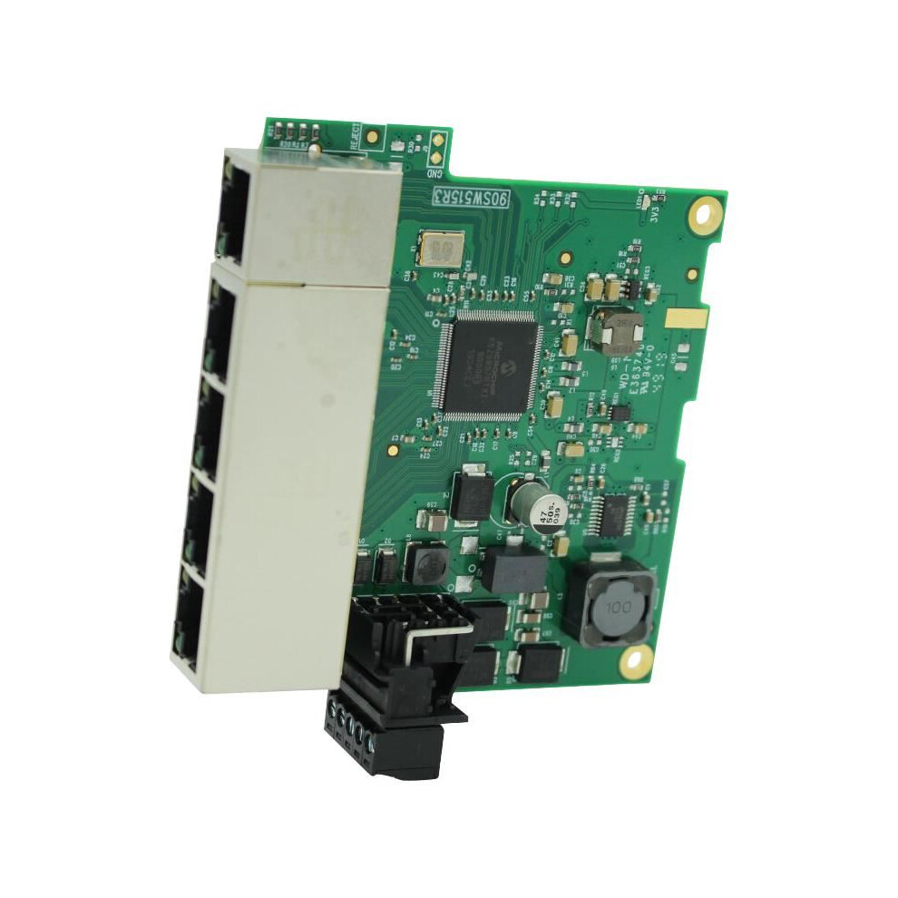 Brainboxes - 5 Port Industrial Gigabit Ethernet Switch, Embedded 3561124172327