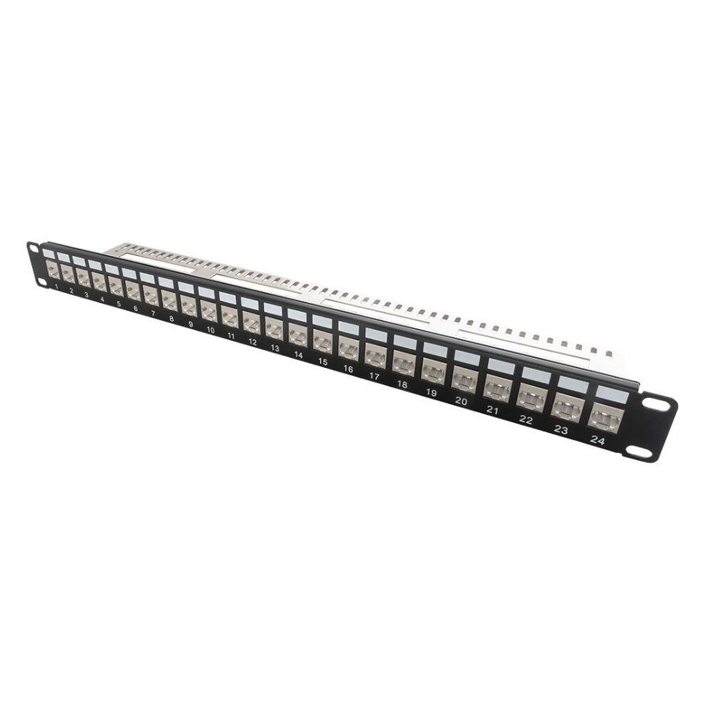 Tuk - Lokjac 24 Port Cat6a Locking Keystone Patch Panel 3561124172723