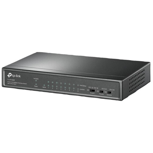 TP-LINK TP-LINK - 9 Port Fast Ethernet Desktop Switch with PoE+