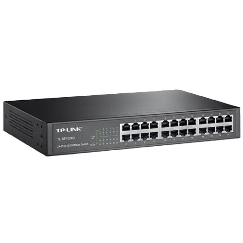 TP-LINK TP-LINK - 24 Port Fast Ethernet Desktop / Rack Mount Switch
