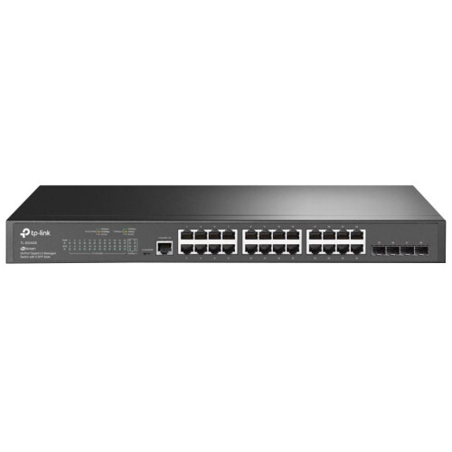 TP-LINK TP-LINK - JetStream 24 Port Gigabit Managed Switch with 4 SFP Slots