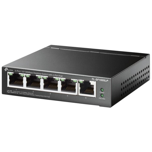 TP-LINK TP-LINK - 5 Port Fast Ethernet Desktop Switch with PoE