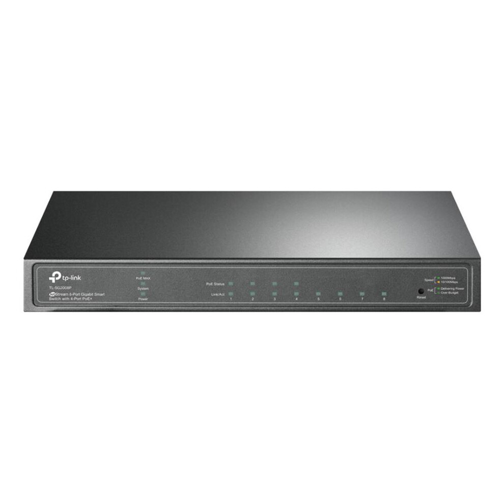 TP-LINK - JetStream 8 Port Gigabit Smart Switch with PoE