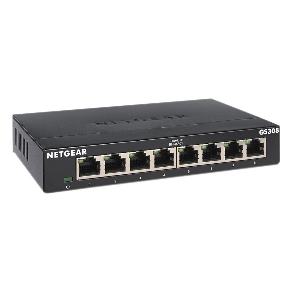 Netgear - 8 Port Gigabit Ethernet Unmanaged Desktop Switch