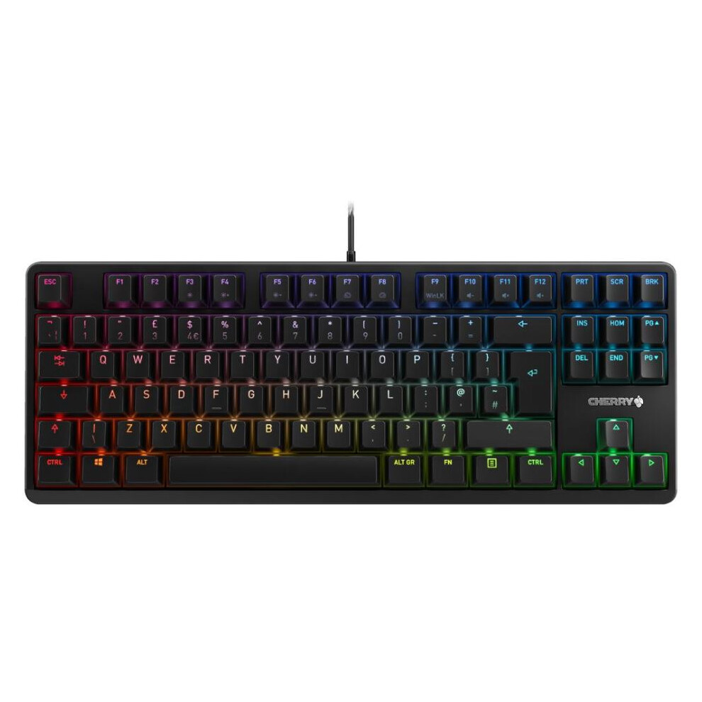 Cherry - G80-3000N Rgb Tkl Mechanical Usb Keyboard With Cherry Mx Switches Red 3561134122947
