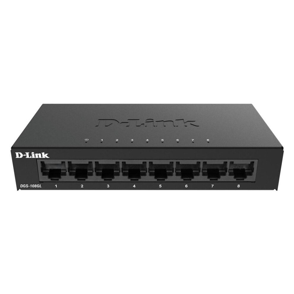 D-LINK - 8 Port Gigabit Unmanaged Desktop Switch