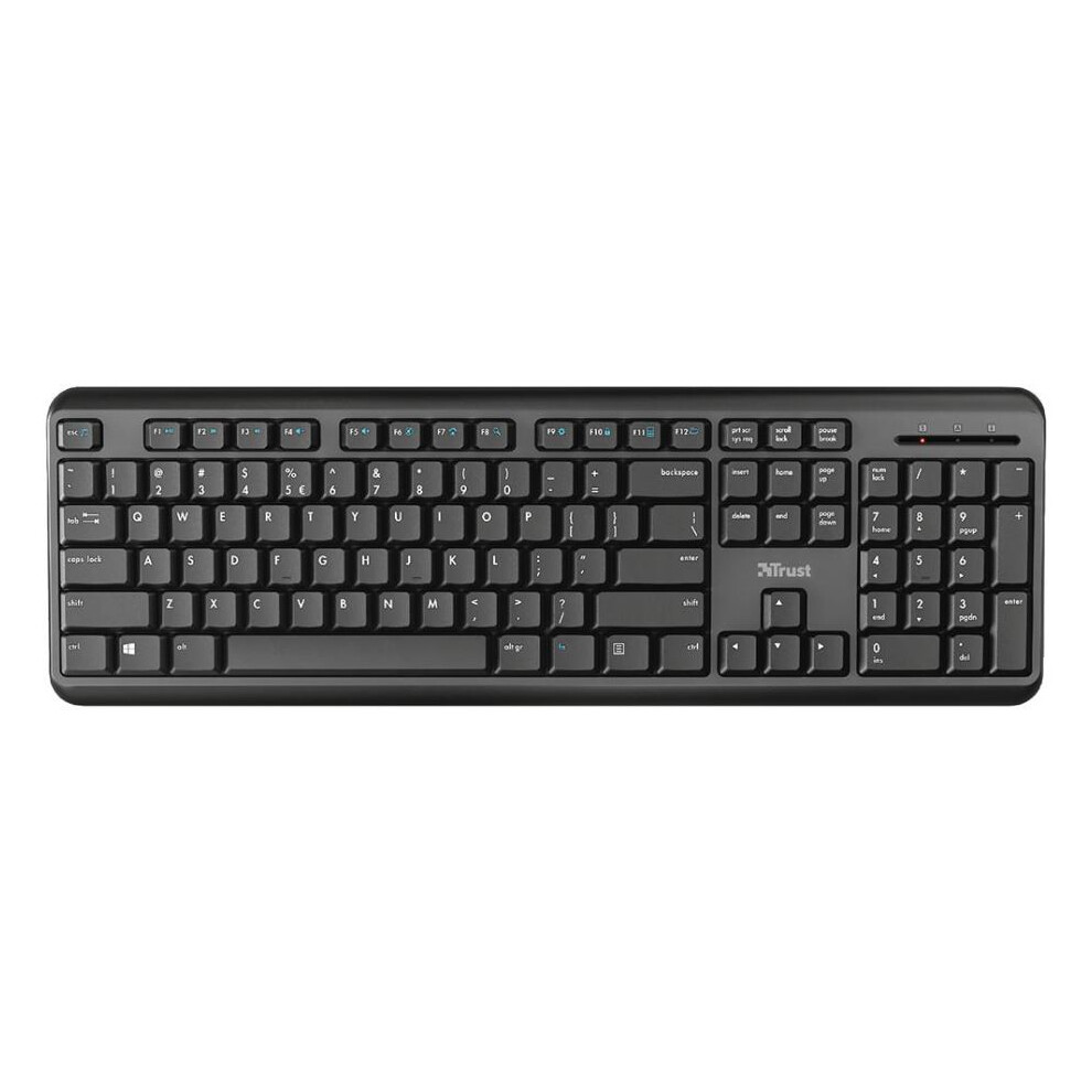 Trust - Tk-350 Wireless Keyboard, Black 3561134132892