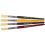 MAJOR BRUSHES - Hog Bristle Short Handle Round Tip Paint Brush Size 18 -  4 Pack 1