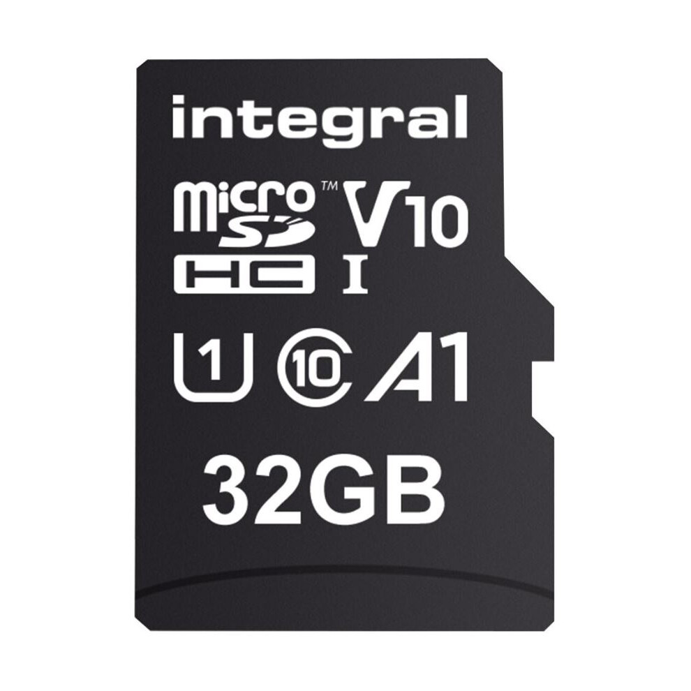Integral - Microsdhc Uhs U1 V30 High Speed Memory Card, 32Gb 3561184192921