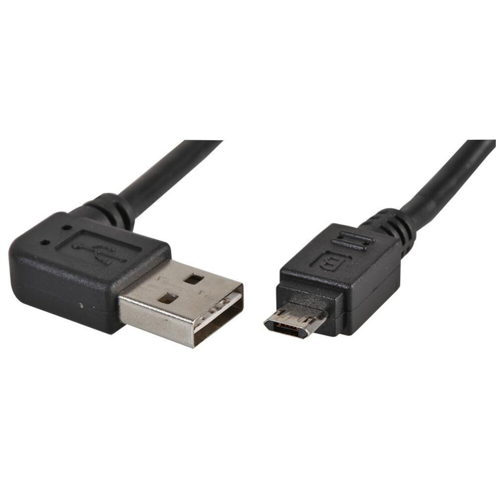 Pro Signal - Reversible 90 Usb 2.0 A Male To Reversible Micro Usb 2.0 B Lead 2M 3341834162173