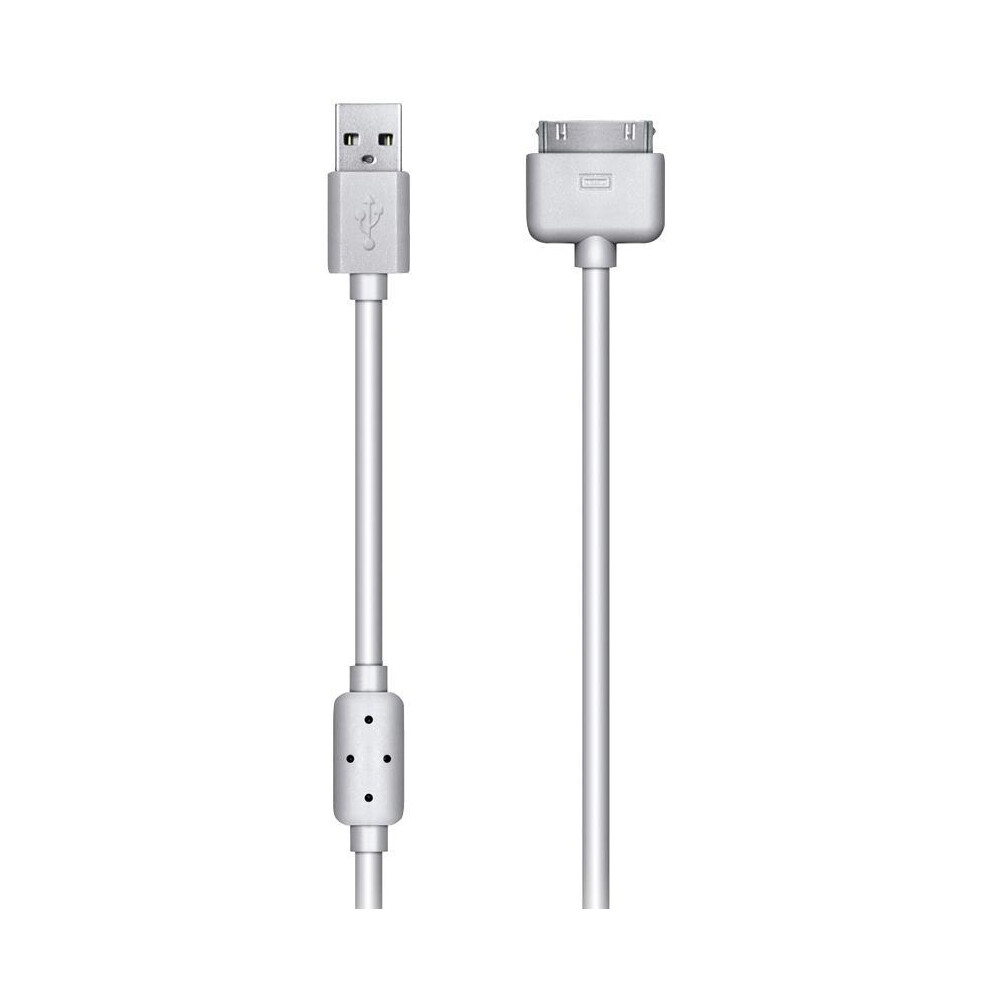 Lms Data - Usb To 30-Pin Connector Lead With Ferrite Core - 1.5M White 8400800027795