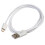 CANYON - USB to Lightning Plug White Charge and Sync Round Lead - 1m 1