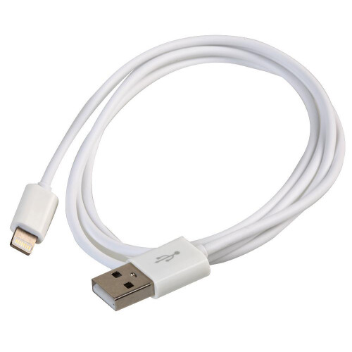 CANYON - USB to Lightning Plug White Charge and Sync Round Lead - 1m