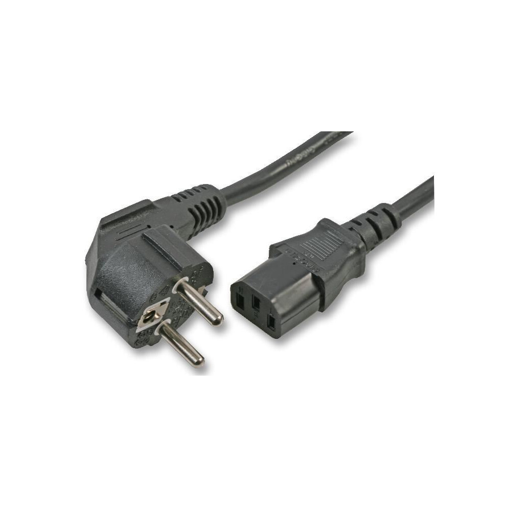 Pro Elec - Schuko Plug To Iec C13 Power Cable, 2M, Black 642610959691