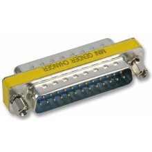 PRO SIGNAL - 25-Way D Male to Male Low Profile Gender Changer