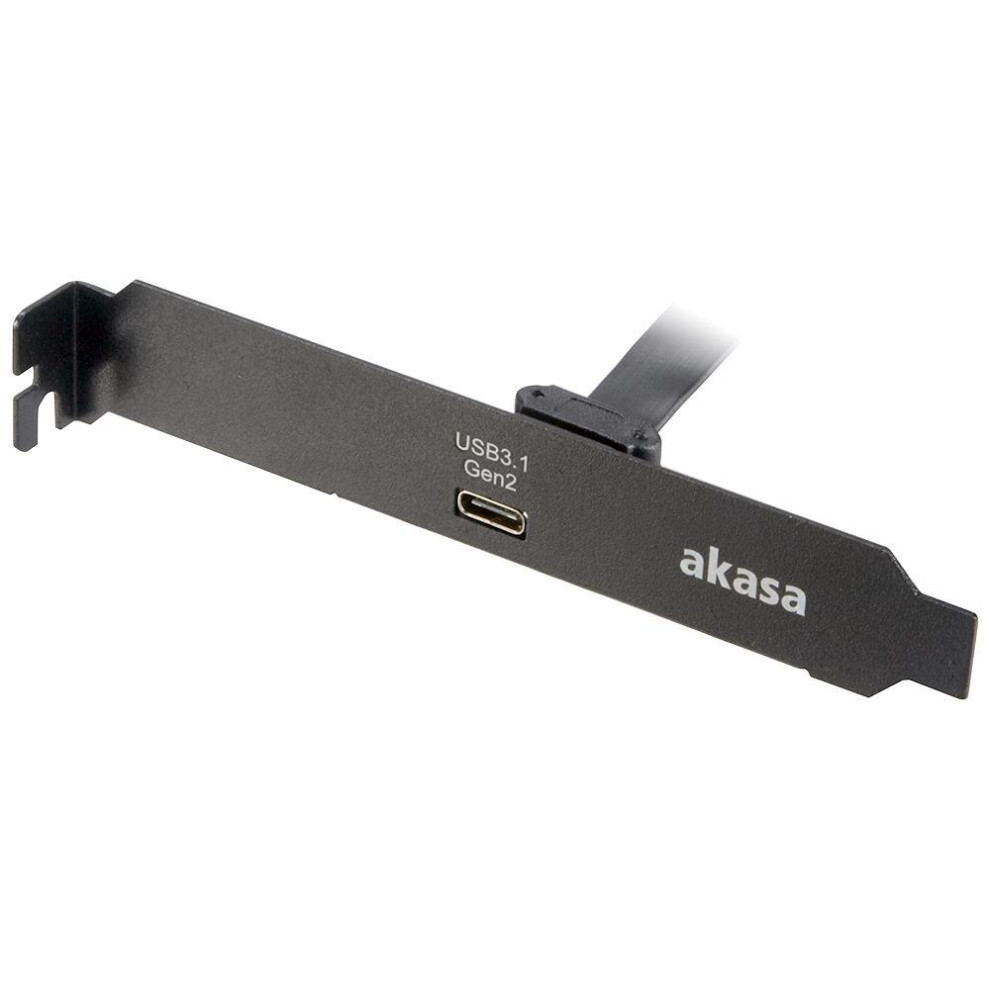 Akasa - Usb 3.1 Gen 2 Type-C Internal Adaptor Cable With Pci Bracket, 0.5M 4710614538702