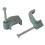UNIFIX - Flat Twin & Earth Cable Clips 2.5mm Grey 100 Pack 1